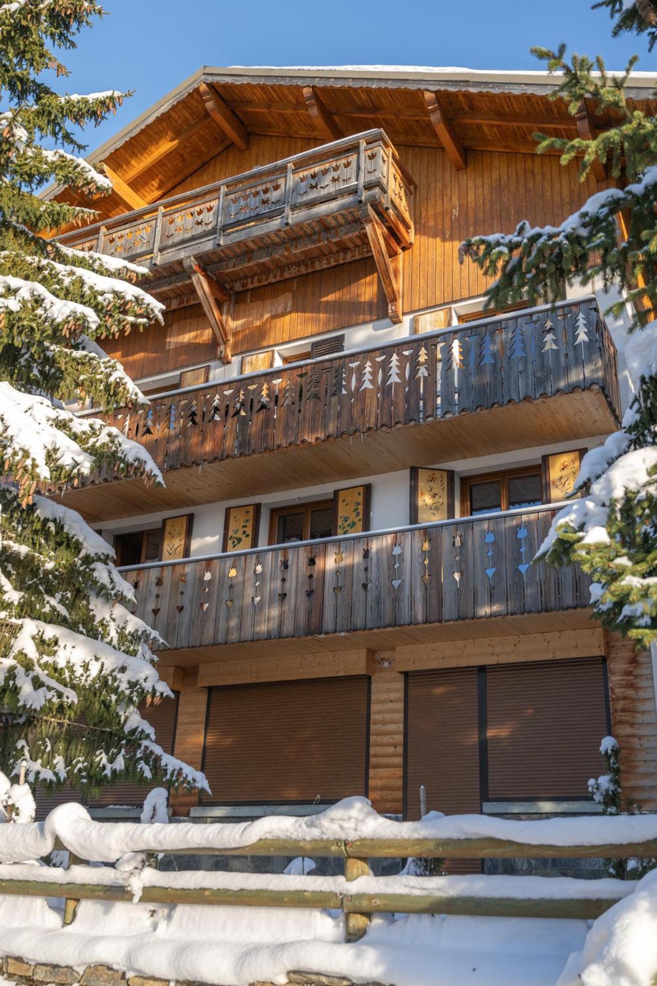 Chalet Alpe D'Huez 1850-Sea And Mountain Pleasure Avec 2 Appartements- 1 Appartement 3 Chambres 8 Couchages - 3 Salles D'Eau Et 1 Appartement 5 Chambres 12 Couchages 5 Salles D'Eau - Jacuzzi Et Sauna -Pieds Des Pistes Et Centre Ngoại thất bức ảnh
